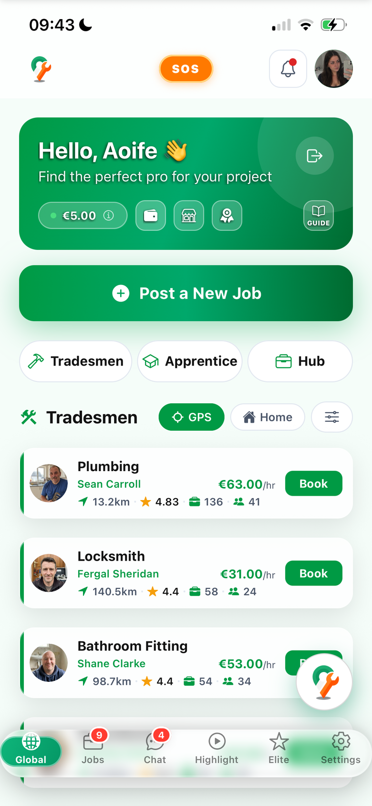Tradesfind homeowner home - post a job, browse tradesmen